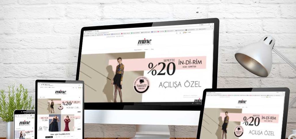 Mine Mağazaları | Web Sitesi Tasarımı ve Yazılımı