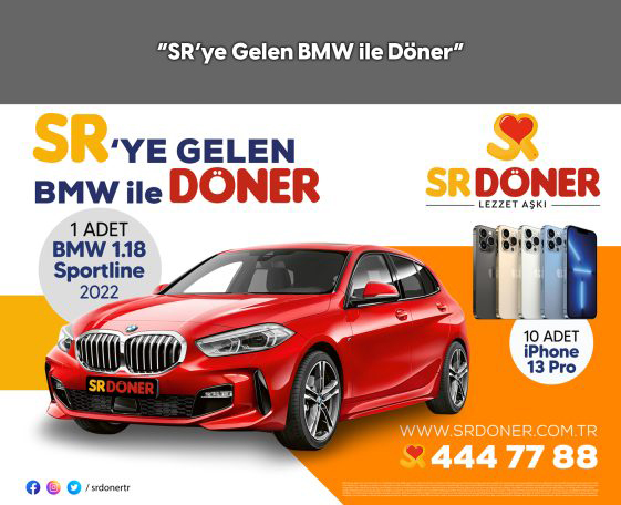 SR Döner  “SR’ye Gelen BMW ile Döner” Ulusal Lansman