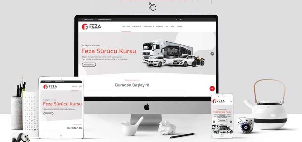 Feza Sürücü Kursu Web Site Tasarım ve Yazılımı