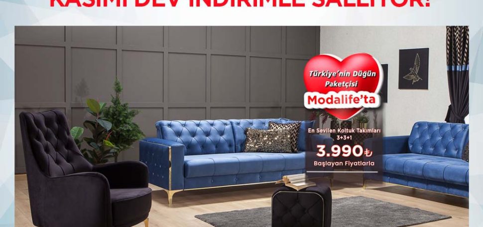 Modalife Kasımı Dev İndirimle Sallıyor!