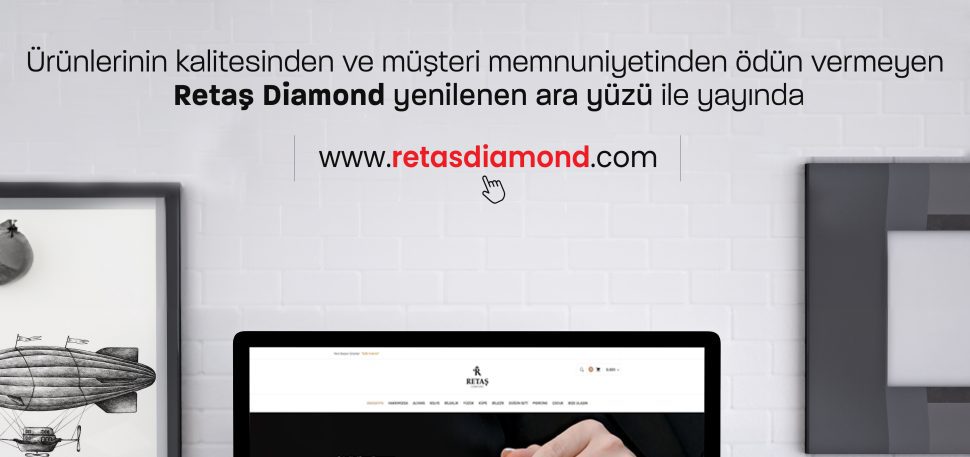 Retaş Diamond Web Sitesi Tasarım ve Yazılım