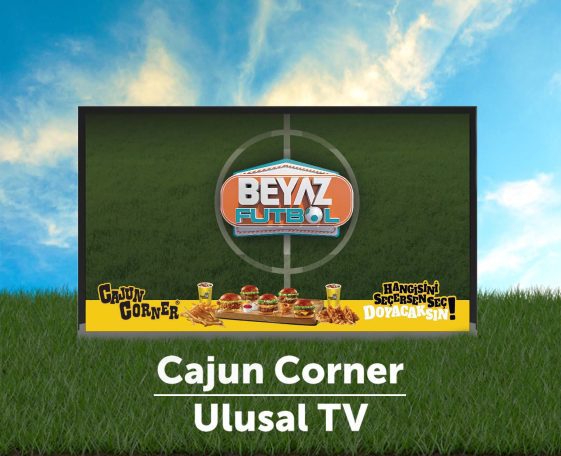 Cajun Corner Bant Reklam – Ulusal TV